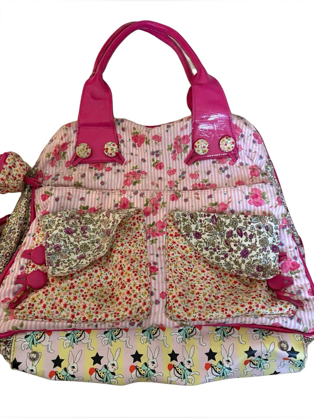 Irregular Choice ultra rare Pink Blossom Bunny Shoulder Bag